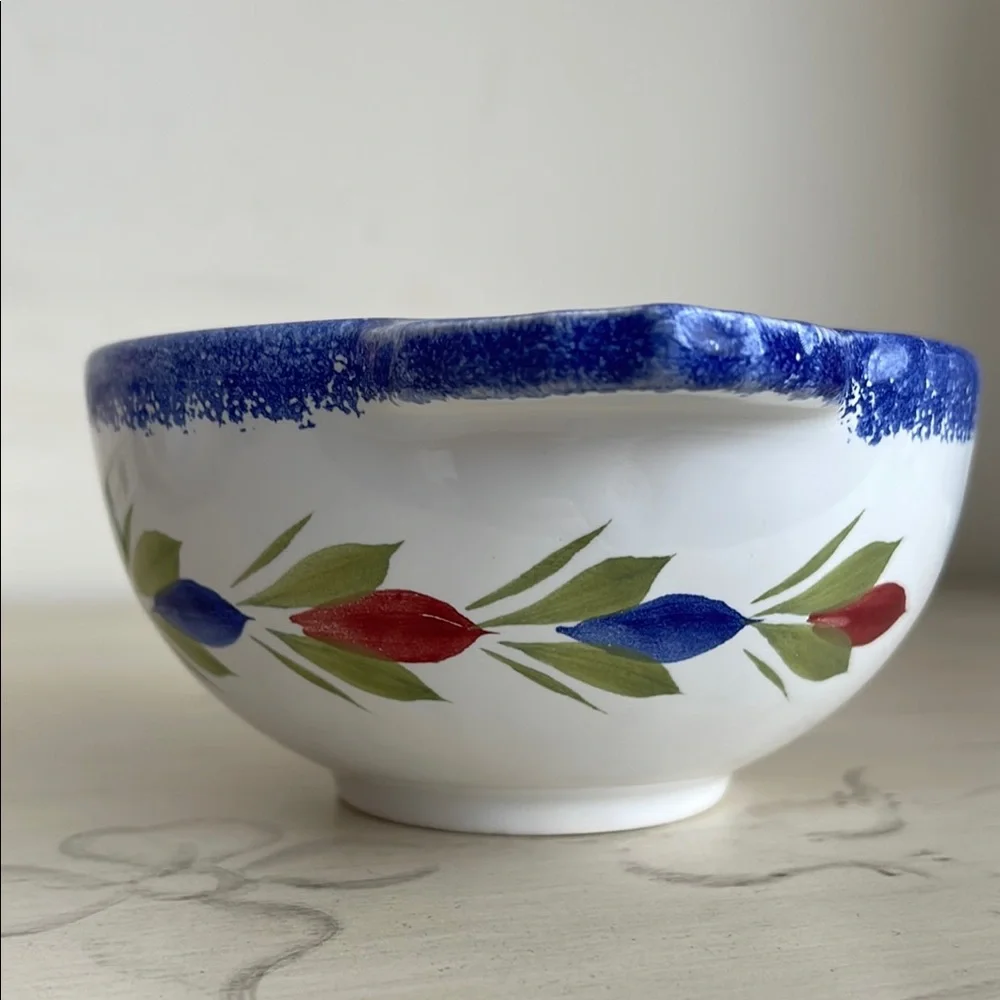 HB HENRIOT HANDPAINTED ADAM Ceramic BOWL
